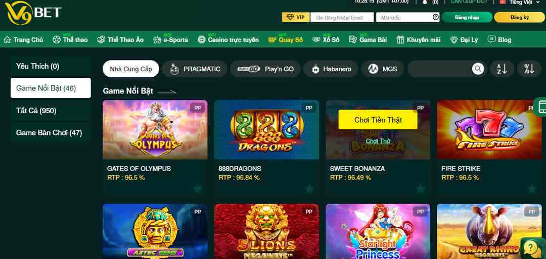 V9Bet đã tạo ra một cơn địa chấn cho giới cá cược 